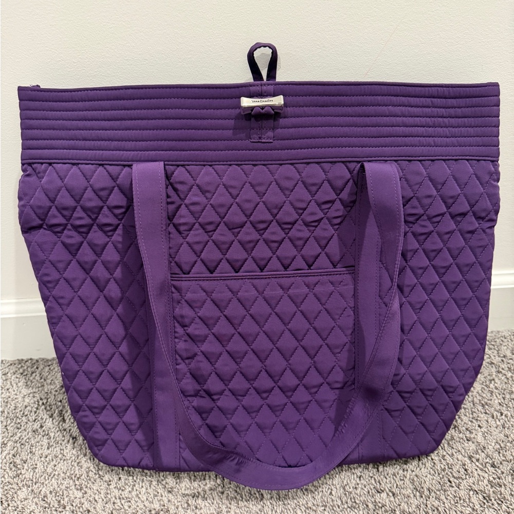 Purple Vera Bradley Tote Bag